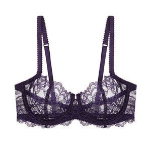 Purple lace underwire Journelle Anais bra